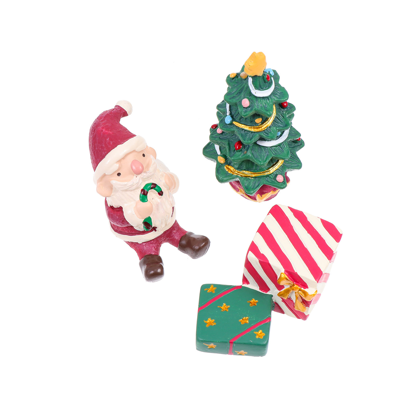 Aquarium Fish Restaurant - 3Pcs Christmas Resin Desktop Ornament Set