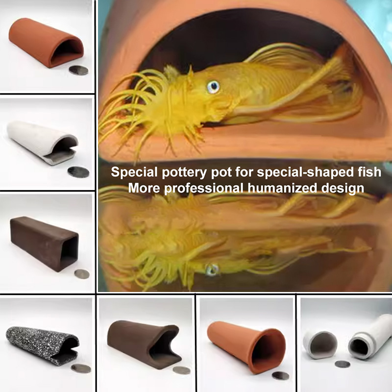 Aquarium Fish Hide - For Fish Shrimp Fish Tank Decoration