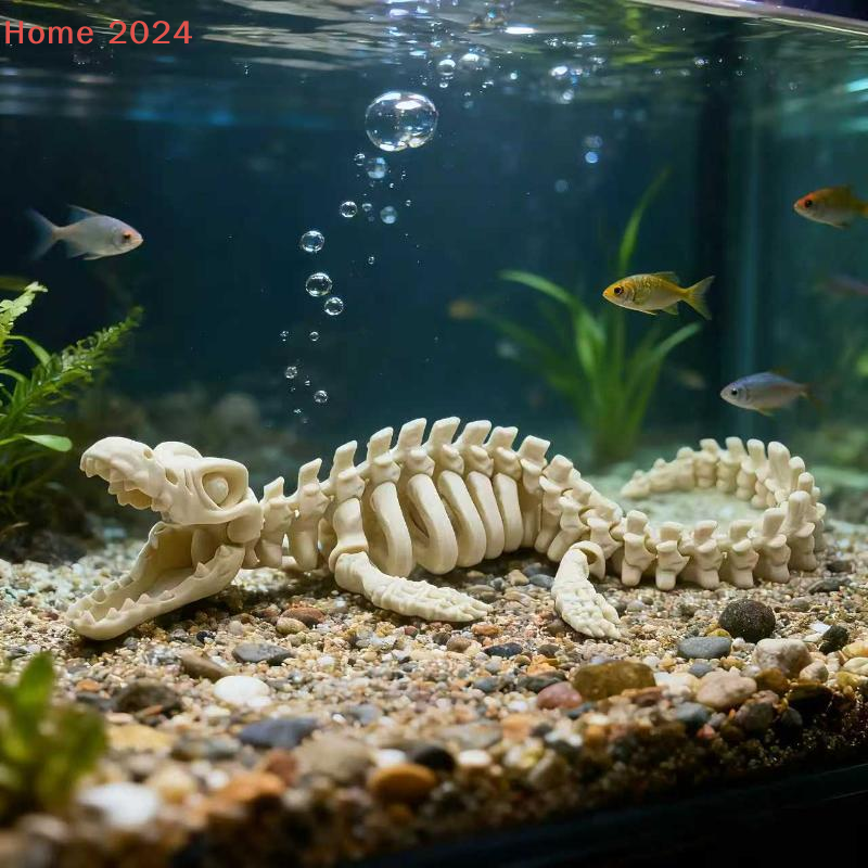 Aquarium Fish Diseases - 1Pcs Large Dinosaur Bone Replica With