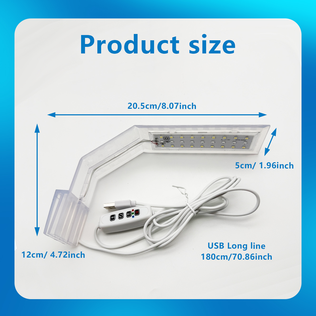 Super Slim LED Aquarium Light  – обзор и цена Aquarium Fish Light Lamp