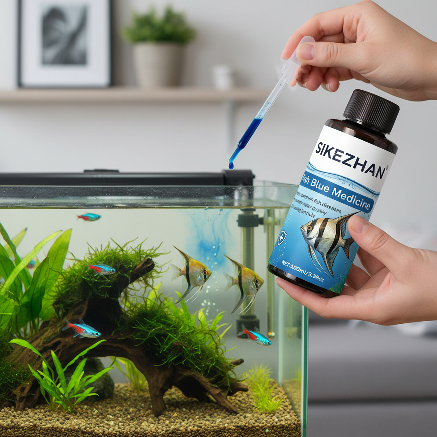 Large 500ml Methylene Blue Fis – обзор и цена Aquarium Fish Diseases