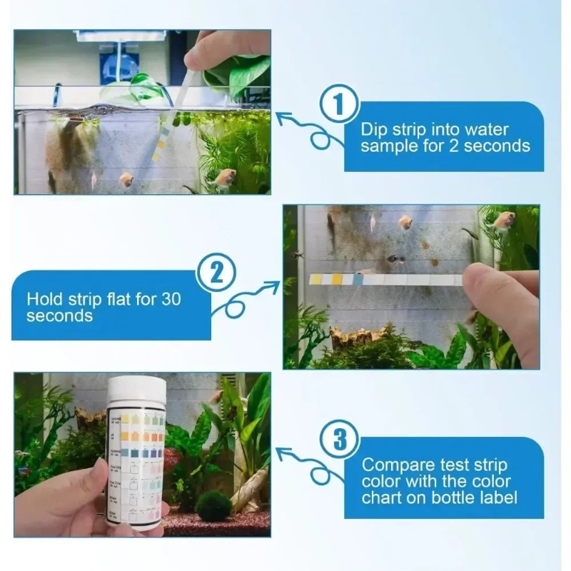 Aquarium Test Strip  Freshwate – обзор и цена Aquarium Fish Quality