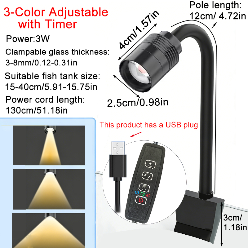 3W South American Aquarium Spo – обзор и цена Aquarium Fish Light Lamp