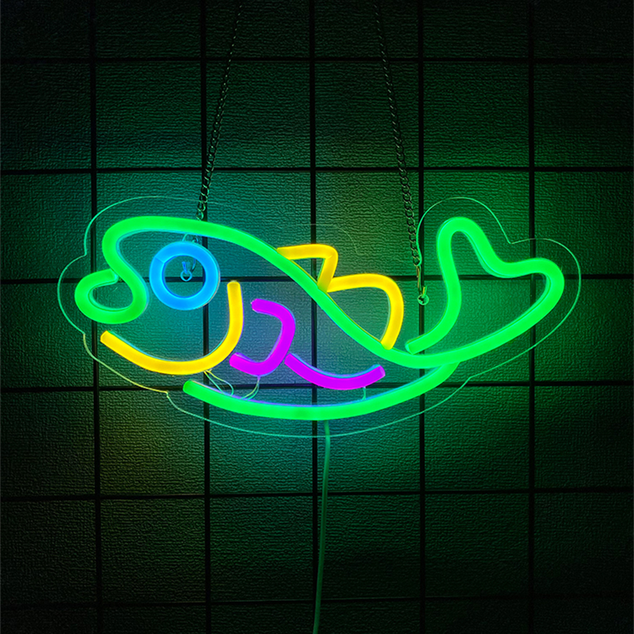Fish Series Neon Sign For Wall – обзор и цена Aquarium Fish Restaurant