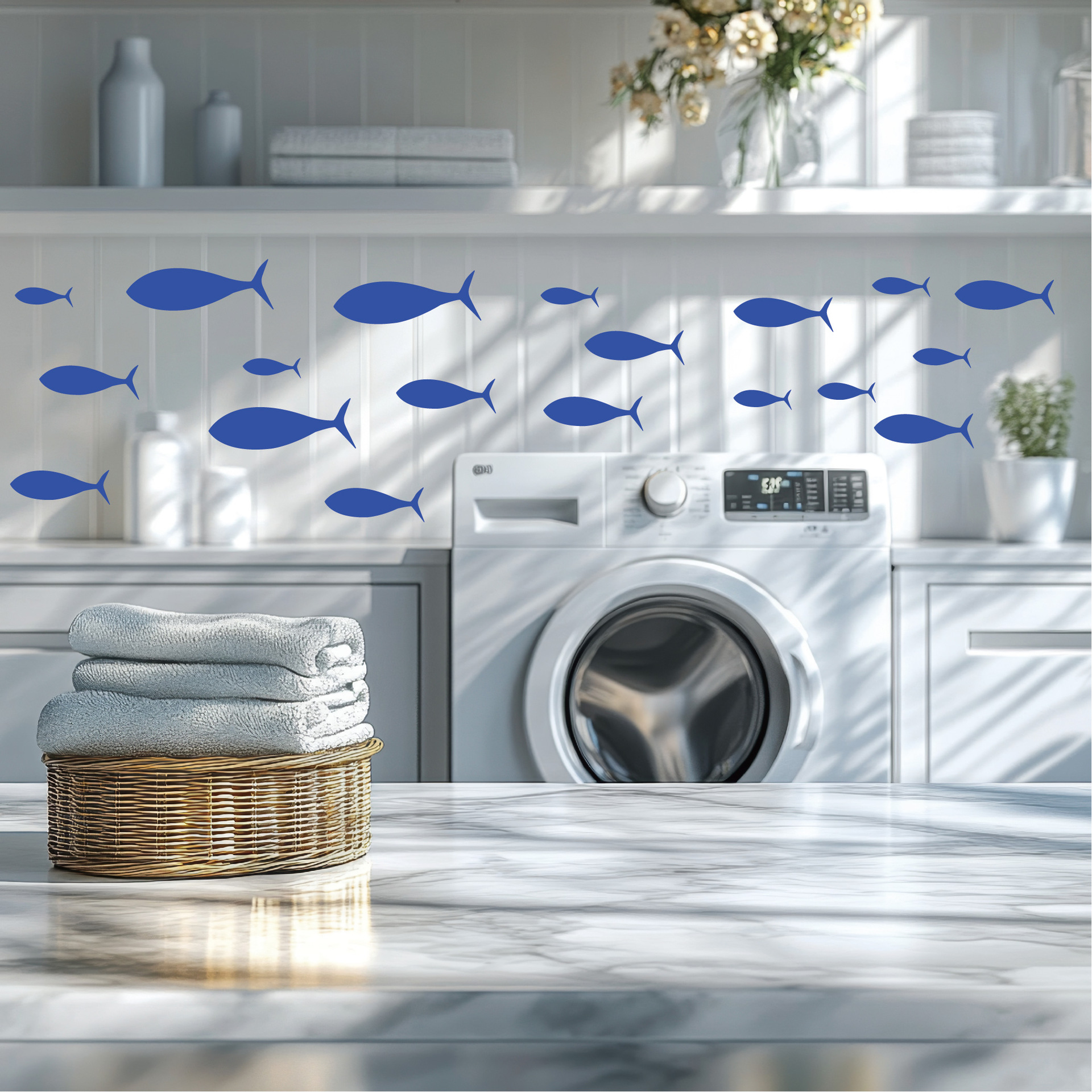 Fish School Wall Stickers Unde – обзор и цена Aquarium Fish Restaurant