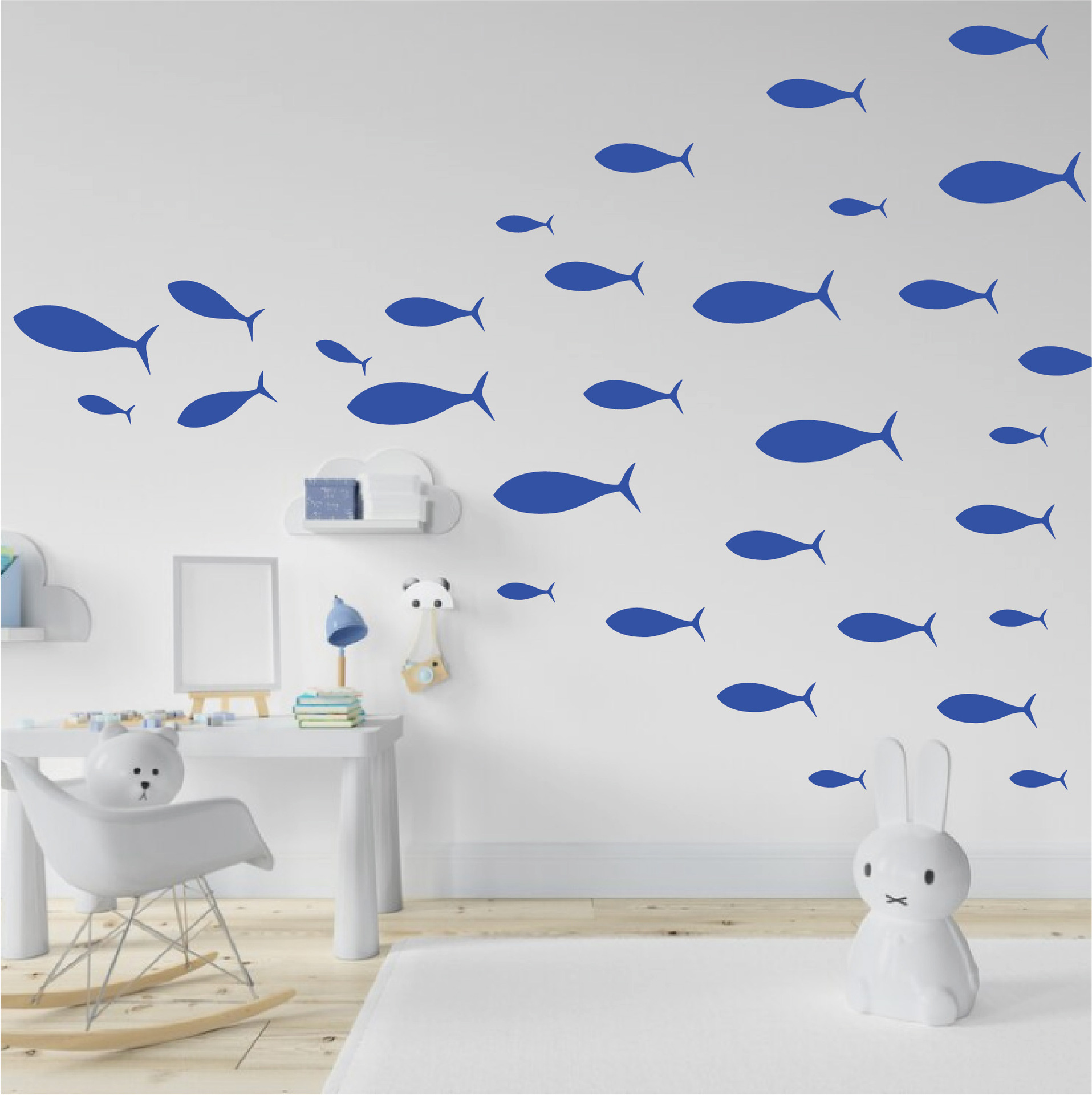Fish School Wall Stickers Unde – обзор и цена Aquarium Fish Restaurant