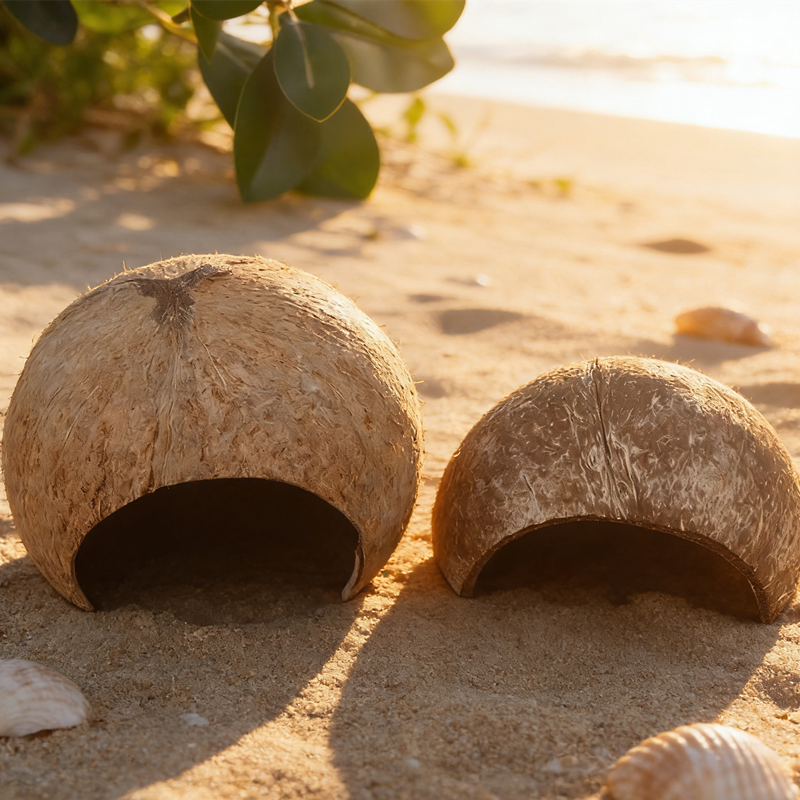 Coconut Hut Decor for Aquarium – обзор и цена Aquarium Fish Hide