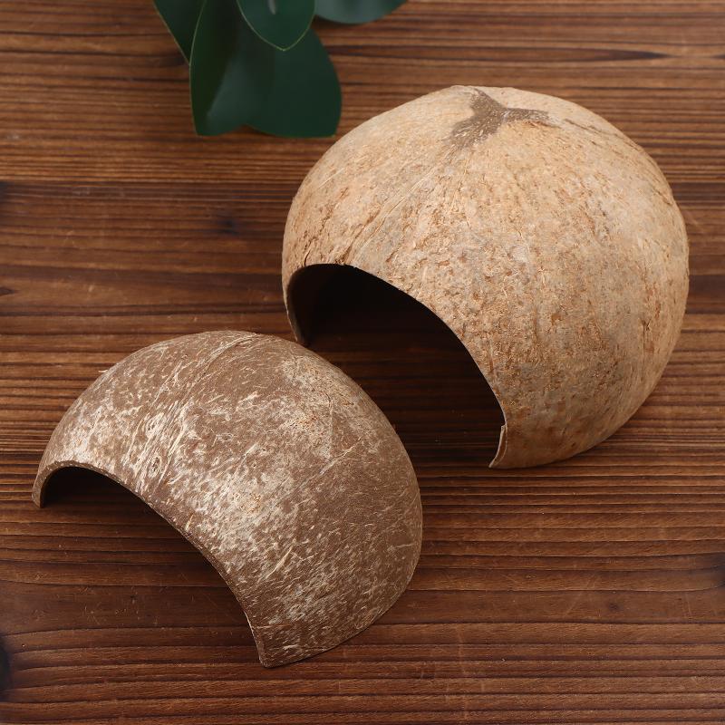 Coconut Hut Decor for Aquarium – обзор и цена Aquarium Fish Hide