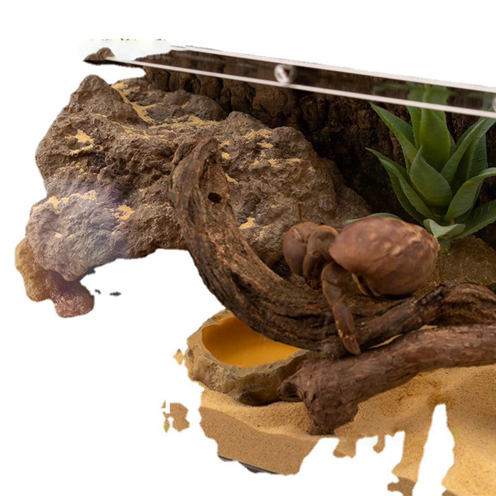 Resin Reptile Hide Cave Artifi – обзор и цена Aquarium Fish Hide