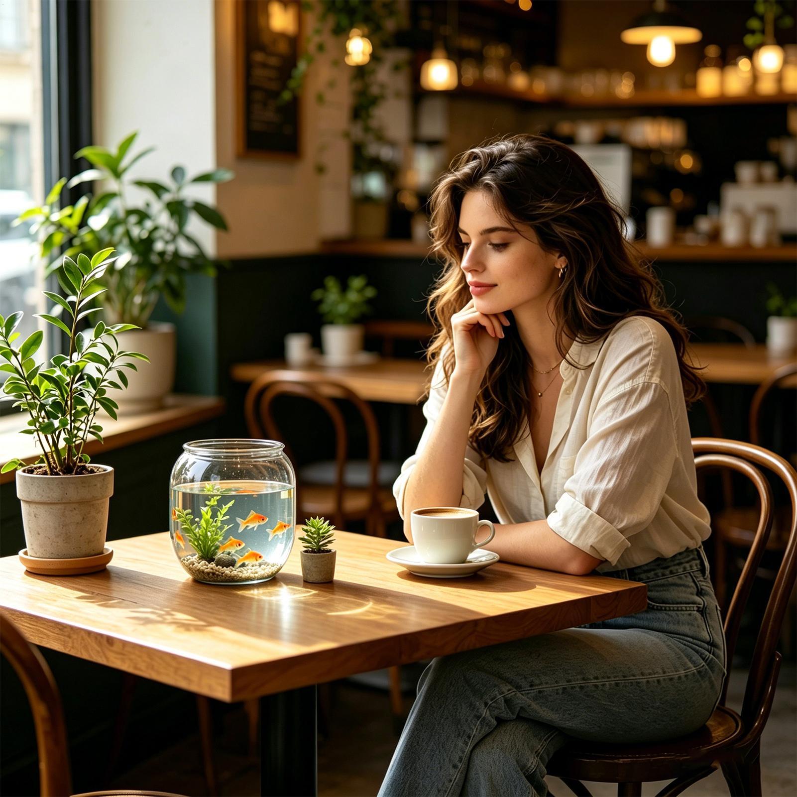Round Fish Bowl Decorative Cle – обзор и цена Aquarium Fish Restaurant