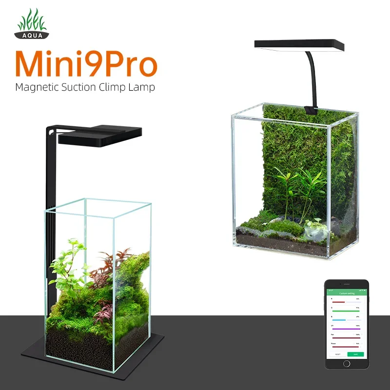 WEEK AQUA Mini 9 Pro USB Nano  – обзор и цена Aquarium Fish Light Lamp