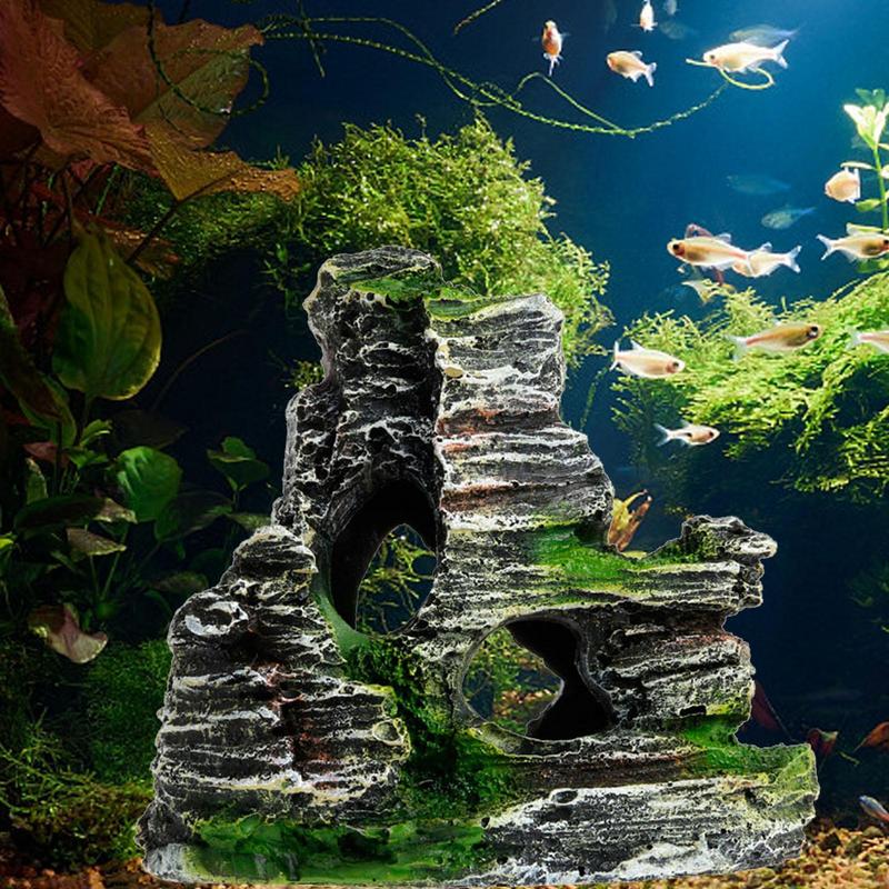 Aquarium Sandstone Decoration  – обзор и цена Aquarium Fish Hide