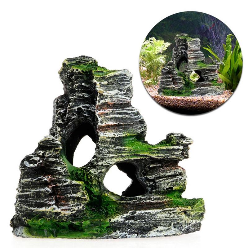 Aquarium Sandstone Decoration  – обзор и цена Aquarium Fish Hide