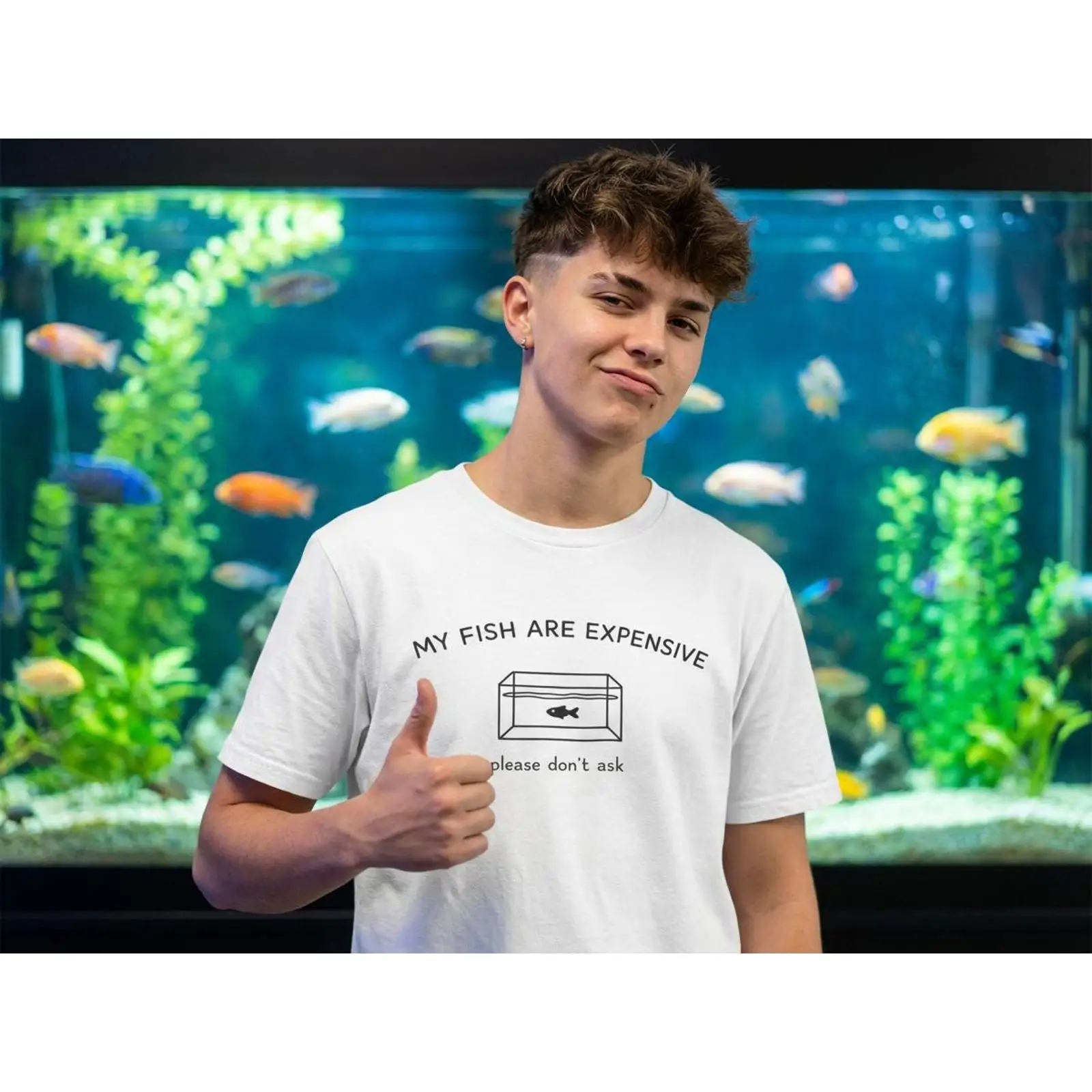 Aquarium My Fish Are Expensive – обзор и цена Aquarium Fish Meme