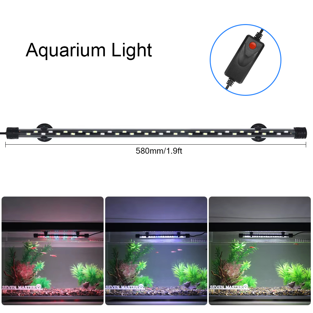 58CM  Aquarium Light LED Plant – обзор и цена Aquarium Fish Light Lamp