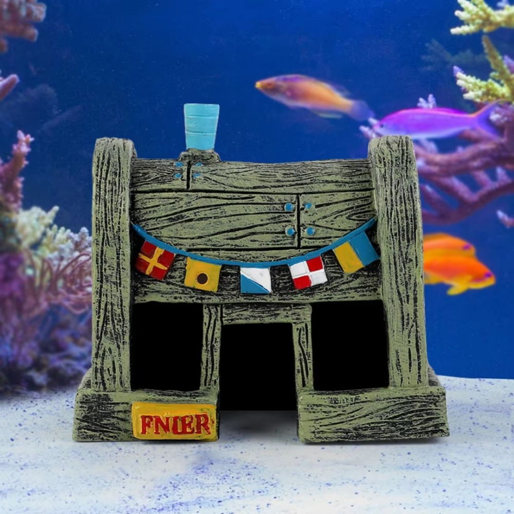 Cute Aquarium Resin Decoration – обзор и цена Aquarium Fish Restaurant
