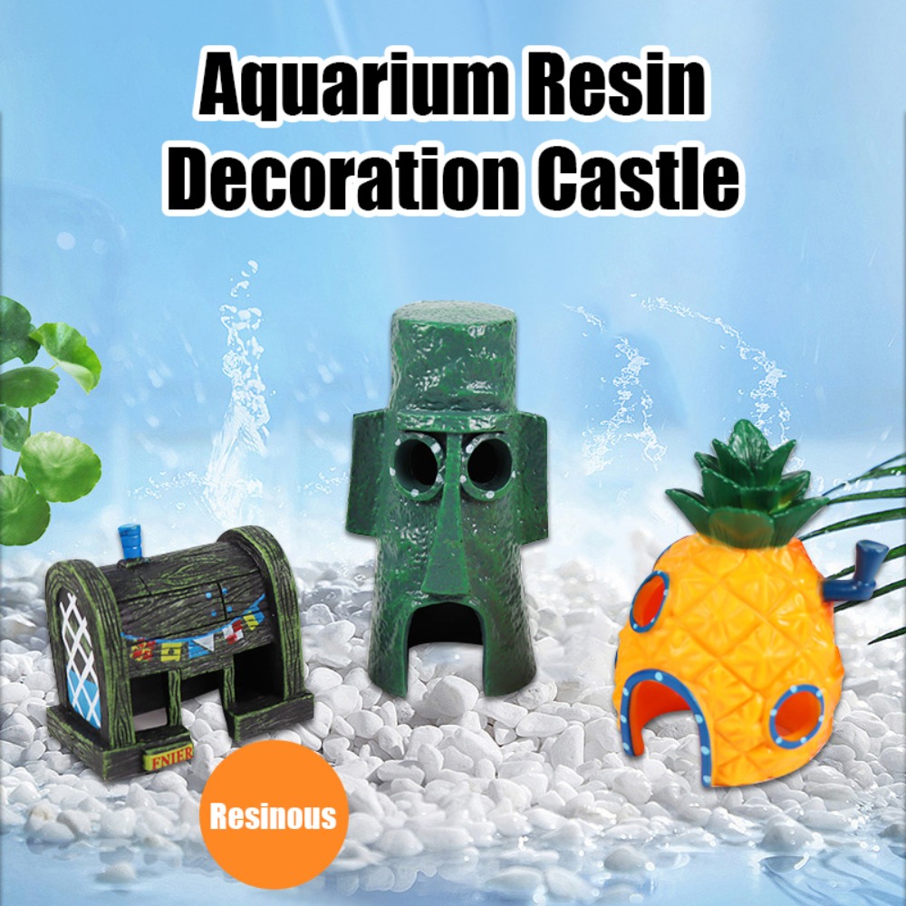 Cute Aquarium Resin Decoration – обзор и цена Aquarium Fish Restaurant