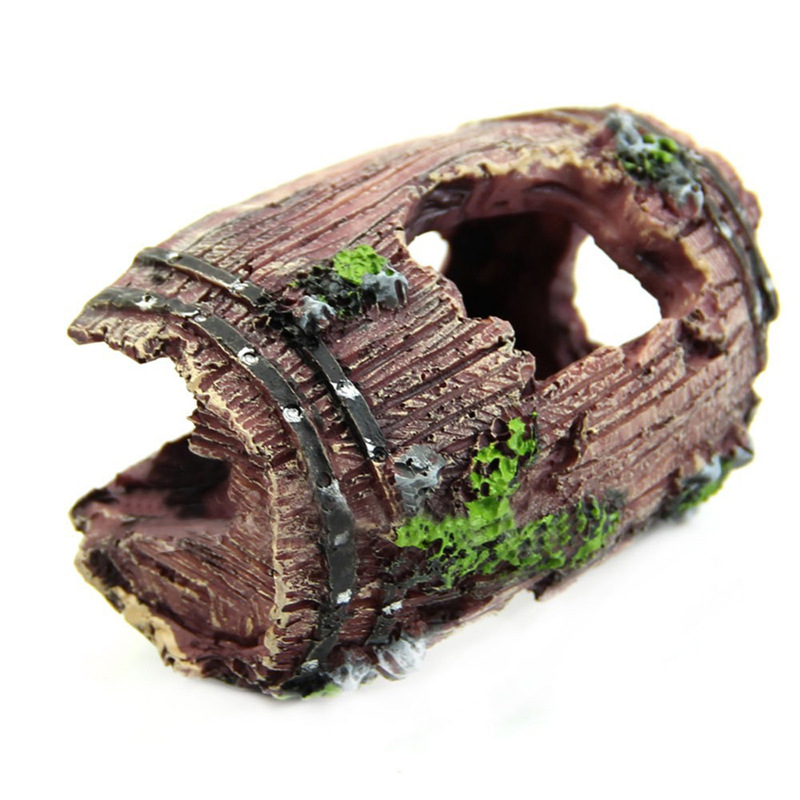 Aquarium Artificial Barrel Cav – обзор и цена Aquarium Fish Hide