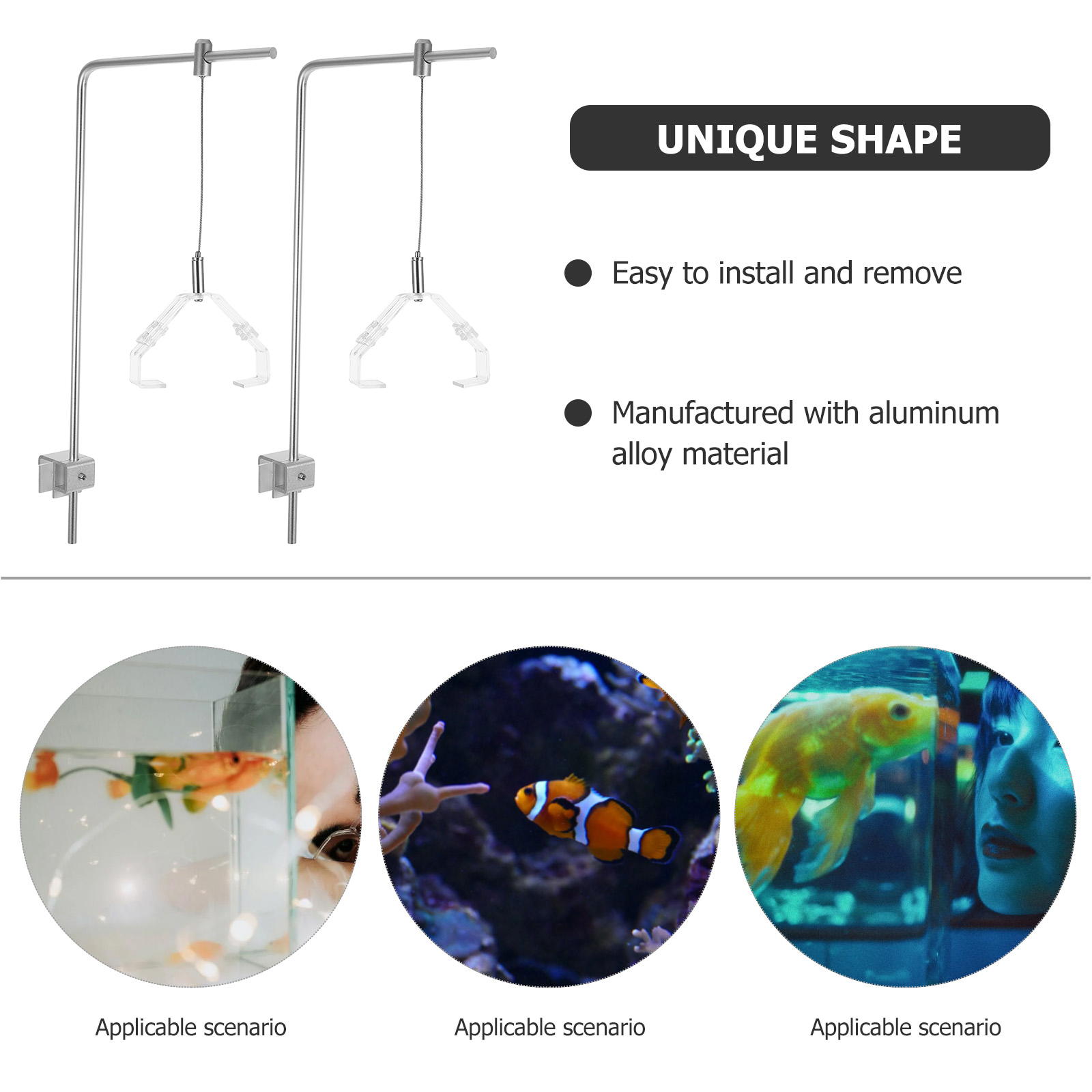 2pcs Aquarium Light Holder Wit – обзор и цена Aquarium Fish Light Lamp