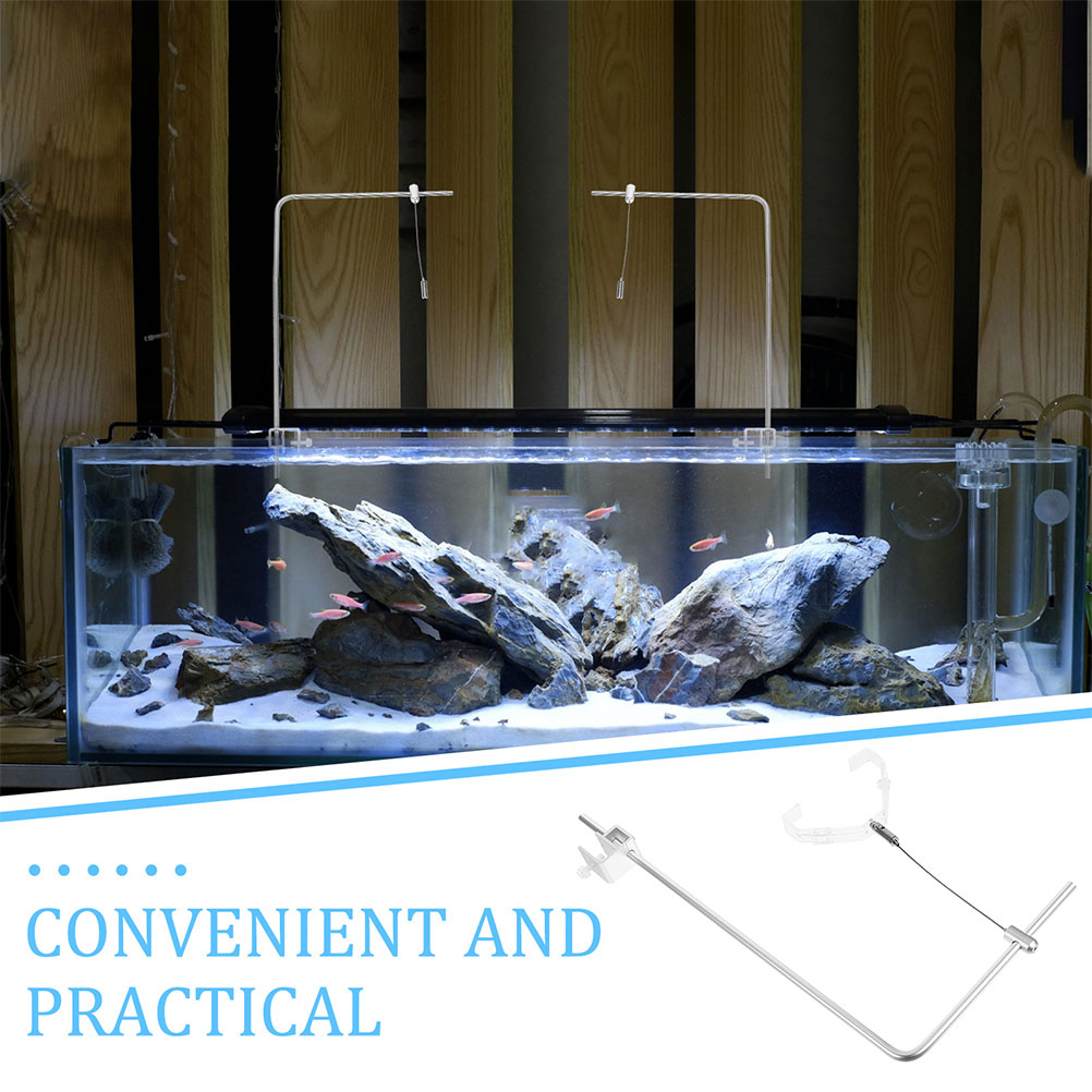 2pcs Aquarium Light Holder Wit – обзор и цена Aquarium Fish Light Lamp