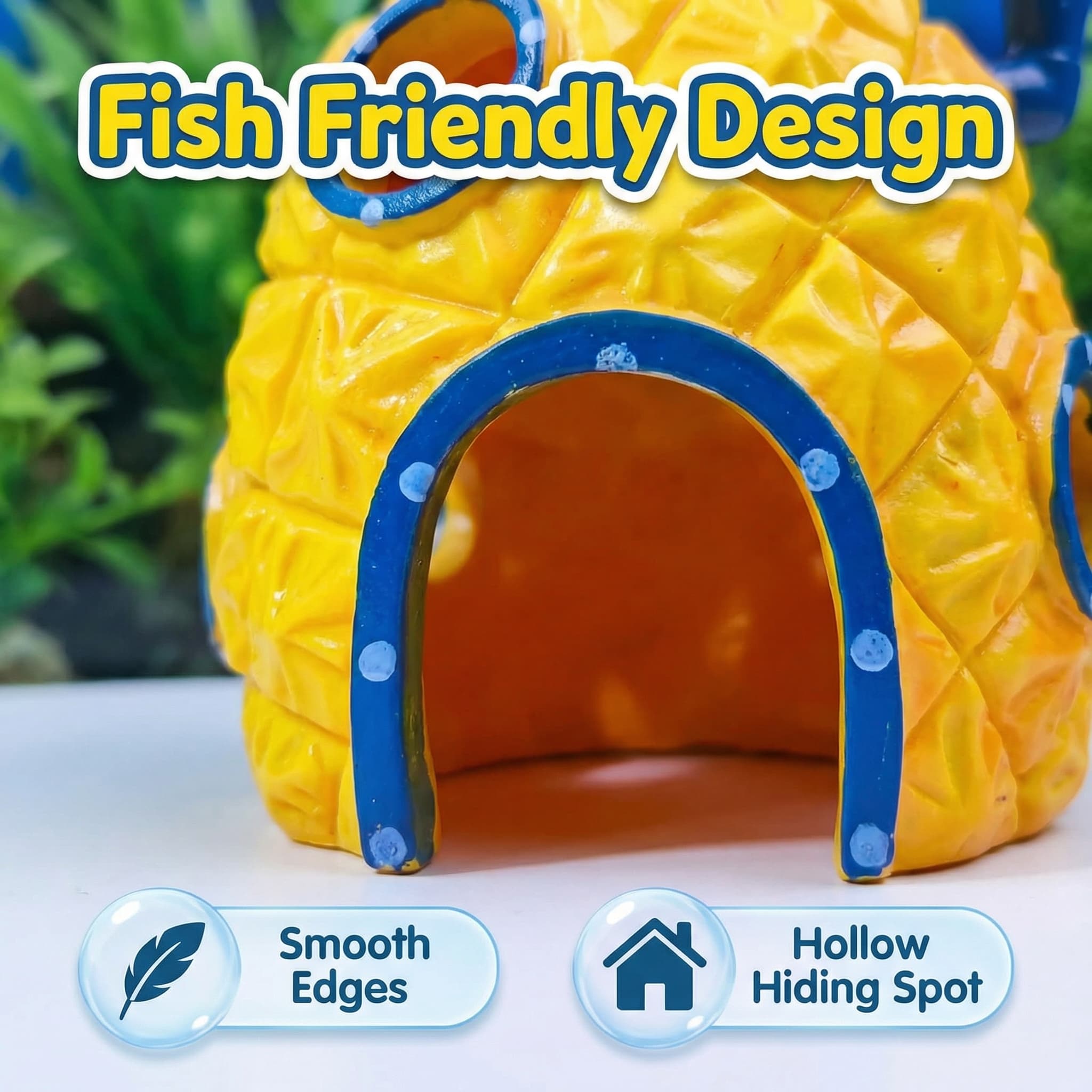 Pineapple House Aquarium Decor – обзор и цена Aquarium Fish Hide