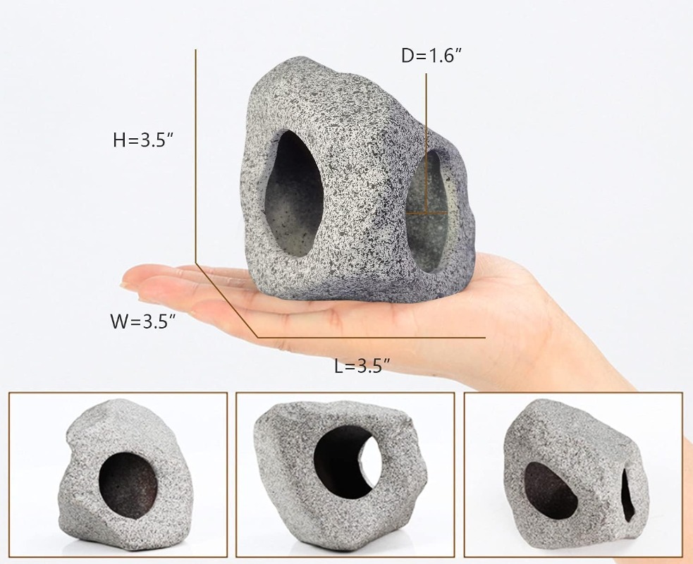 Fish Tank Cave Stone Landscapi – обзор и цена Aquarium Fish Hide